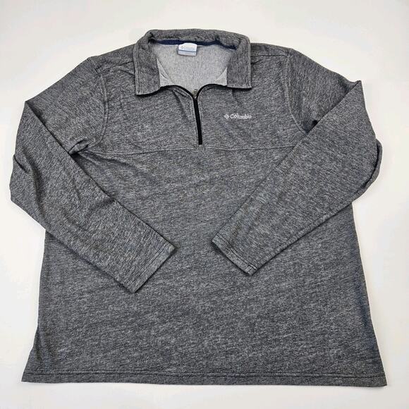 Columbia Rugged Ridge 1/4 Zip Sweater Mens XXL Sweatshirt Pullover Gray Gorpcore - Picture 1 of 7